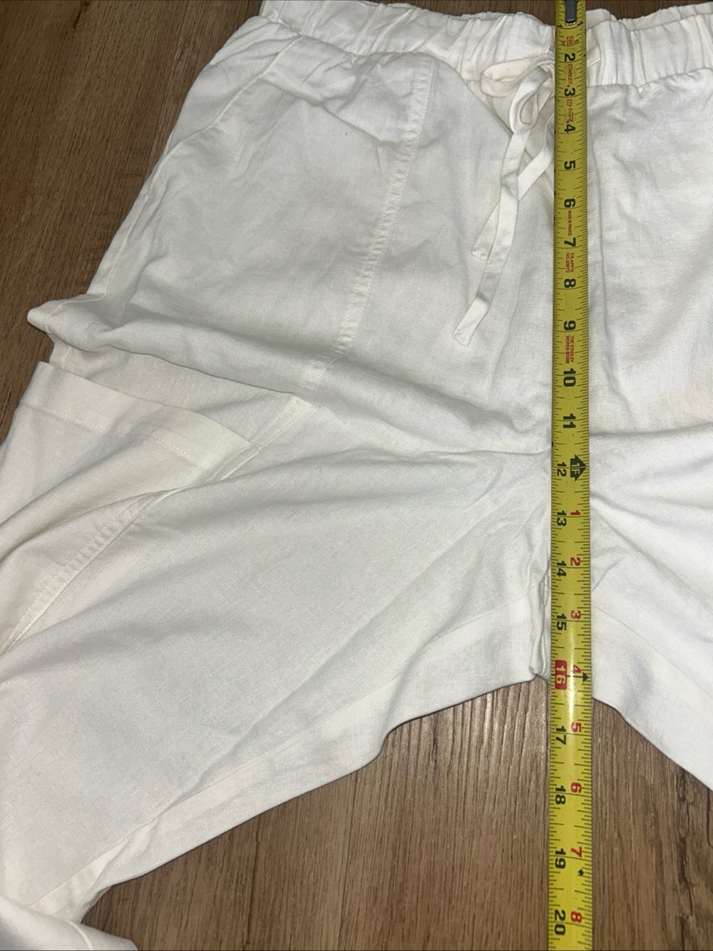 Universal Thread Cream Drawstring Waist Pants - Picture 8 of 10